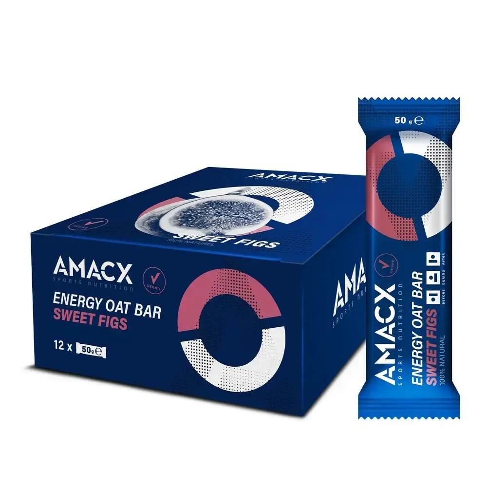 AMACX Energy Oat Sportrepen Sweet Figs 12 stuks