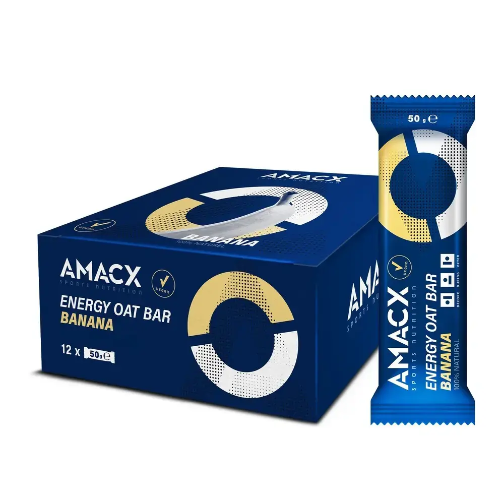 AMACX Energy Oat Sportrepen Banaan 12 stuks