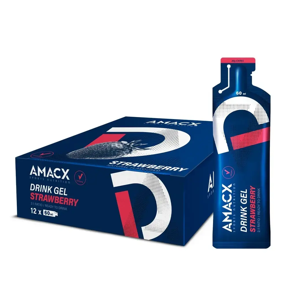 AMACX Drinkgel Aardbei 12 stuks