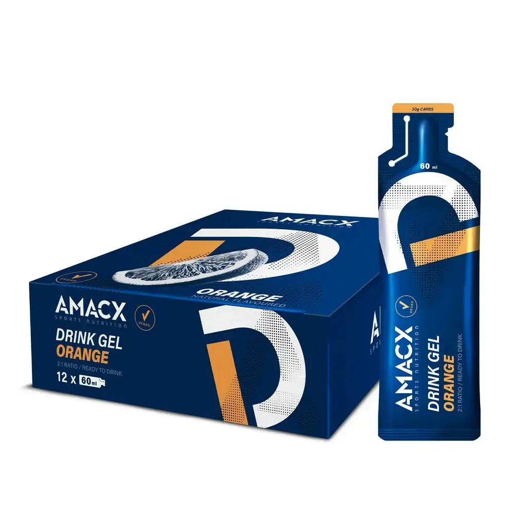 AMACX Drinkgel Sinaasappel 12 stuks