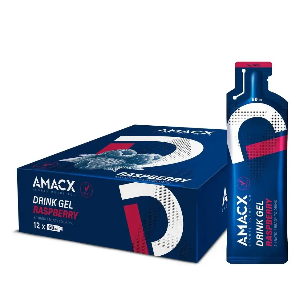 AMACX DrinkGel Framboos 12 Stuks