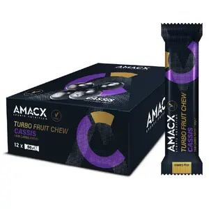 Amacx Turbo Fruit Chew Cassis 12 stuks