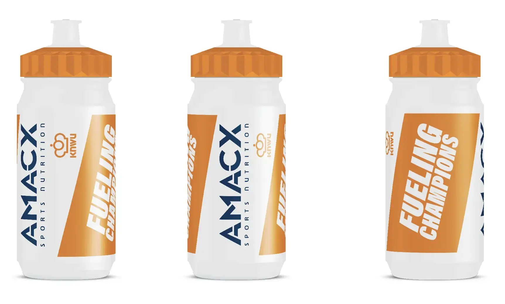 Amacx KNWU Bidon 550ml Wit/Oranje