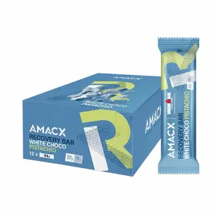 Amacx Recovery Bar White Choco/Pistachio 12 stuks