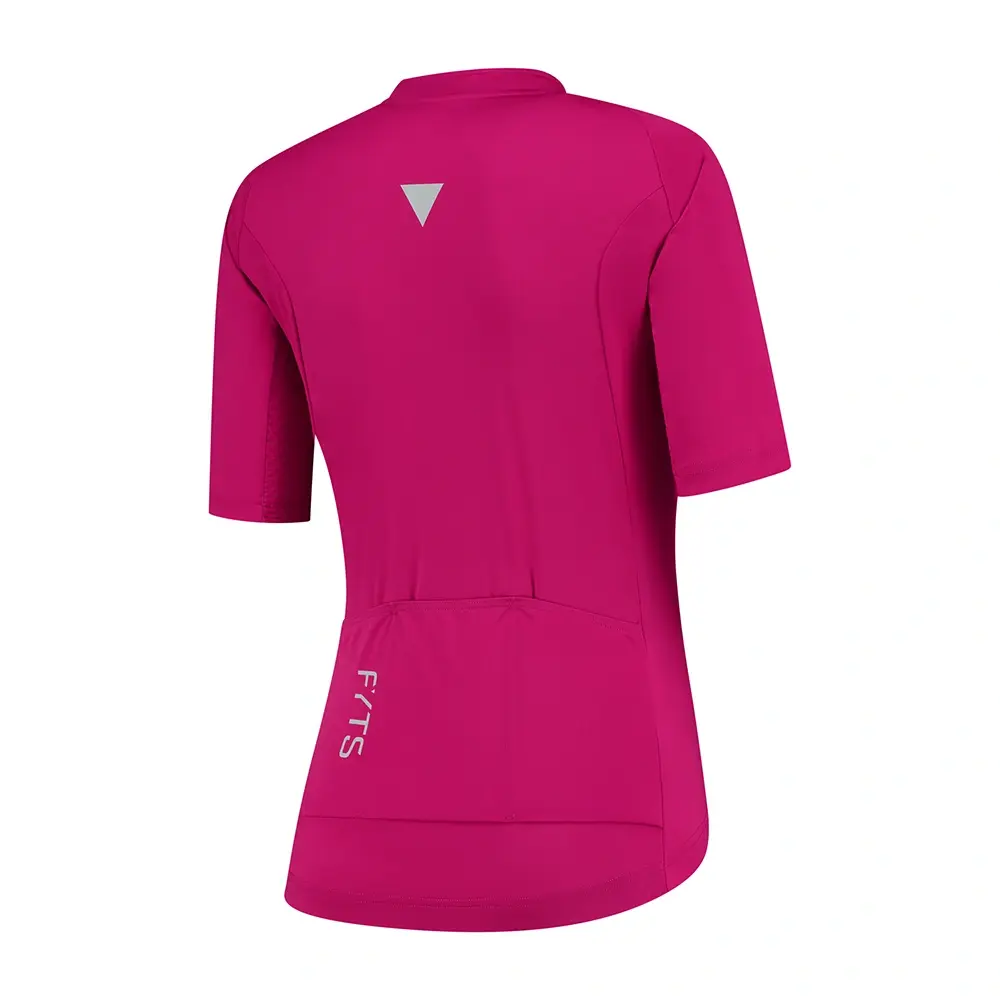 FYTS SNLST Fietsshirt Korte Mouwen Roze/Rood Dames