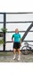 FYTS SNLST Fietsshirt Korte Mouwen Groen/Blauw Dames