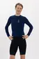 FYTS SNLST Thermo Fietsshirt Lange Mouwen Blauw Heren