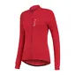 FYTS SNLST Thermo Fietsshirt Lange Mouwen Rood/Oranje Dames