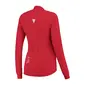 FYTS SNLST Thermo Fietsshirt Lange Mouwen Rood/Oranje Dames