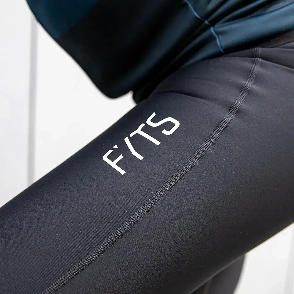 FYTS SNLST Winddichte Thermo Fietsbroek Lang Zwart Heren
