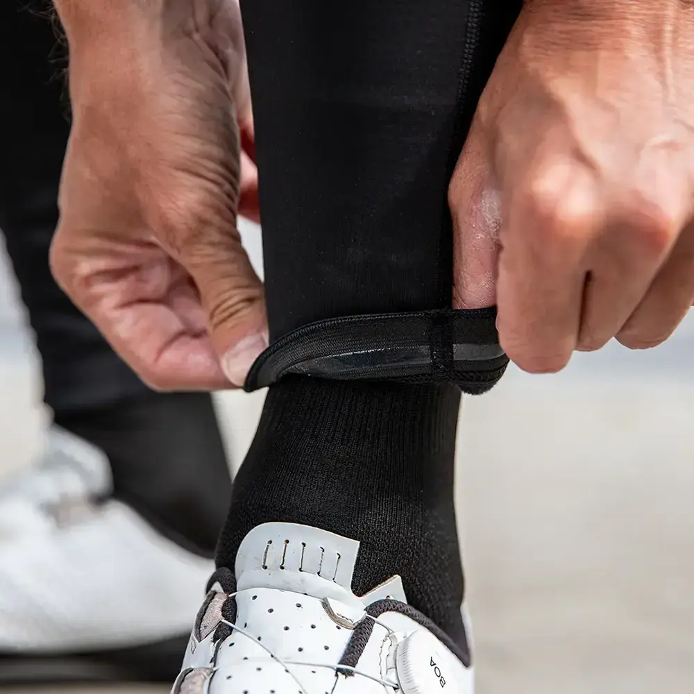 FYTS SNLST Winddichte Thermo Fietsbroek Lang Zwart Heren