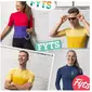FYTS SNL Fietsshirt Korte Mouwen Roze Heren