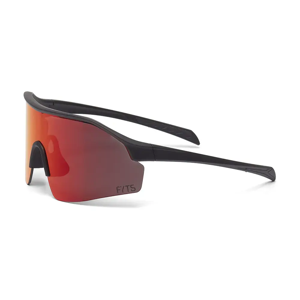 FYTS SNLR PH Photochromic Fietsbril Mat Zwart met Rode Lens