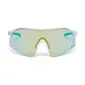 FYTS SNLR PH Photochromic Fietsbril Mat Wit met Groene Lens