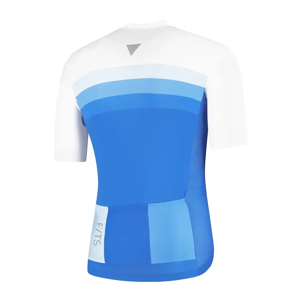 FYTS SNL Summer Light Fietsshirt Korte Mouwen Blauw/Wit Heren