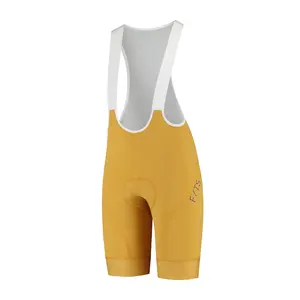 FYTS SNLST V2 Fietsbroek Kort Geel Heren