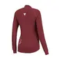 FYTS SNLST Thermo Fietsshirt Lange Mouwen Donkerrood Dames