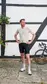 FYTS SNLR Fietsshirt Korte Mouwen Beige Heren