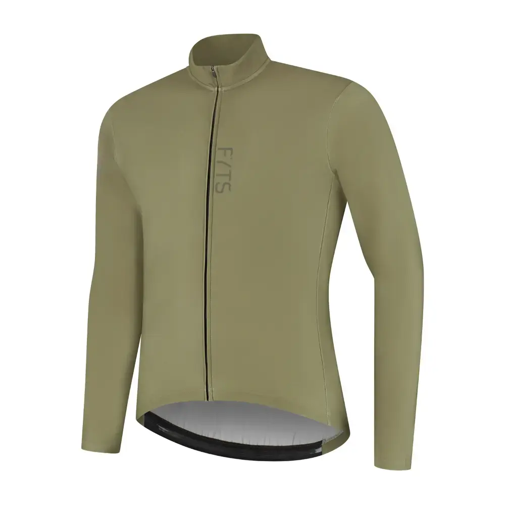 FYTS SNL Thermo Fietsshirt Lange Mouwen Groen Heren