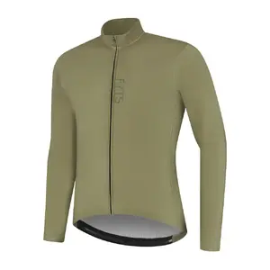 FYTS SNL Thermo Fietsshirt Lange Mouwen Groen Heren