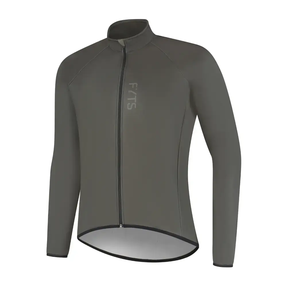FYTS SNLR Winter Fietsjack Thermo Grijs Heren