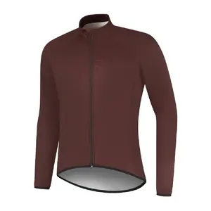 FYTS SNLR Winter Fietsjack Thermo Roodbruin Heren