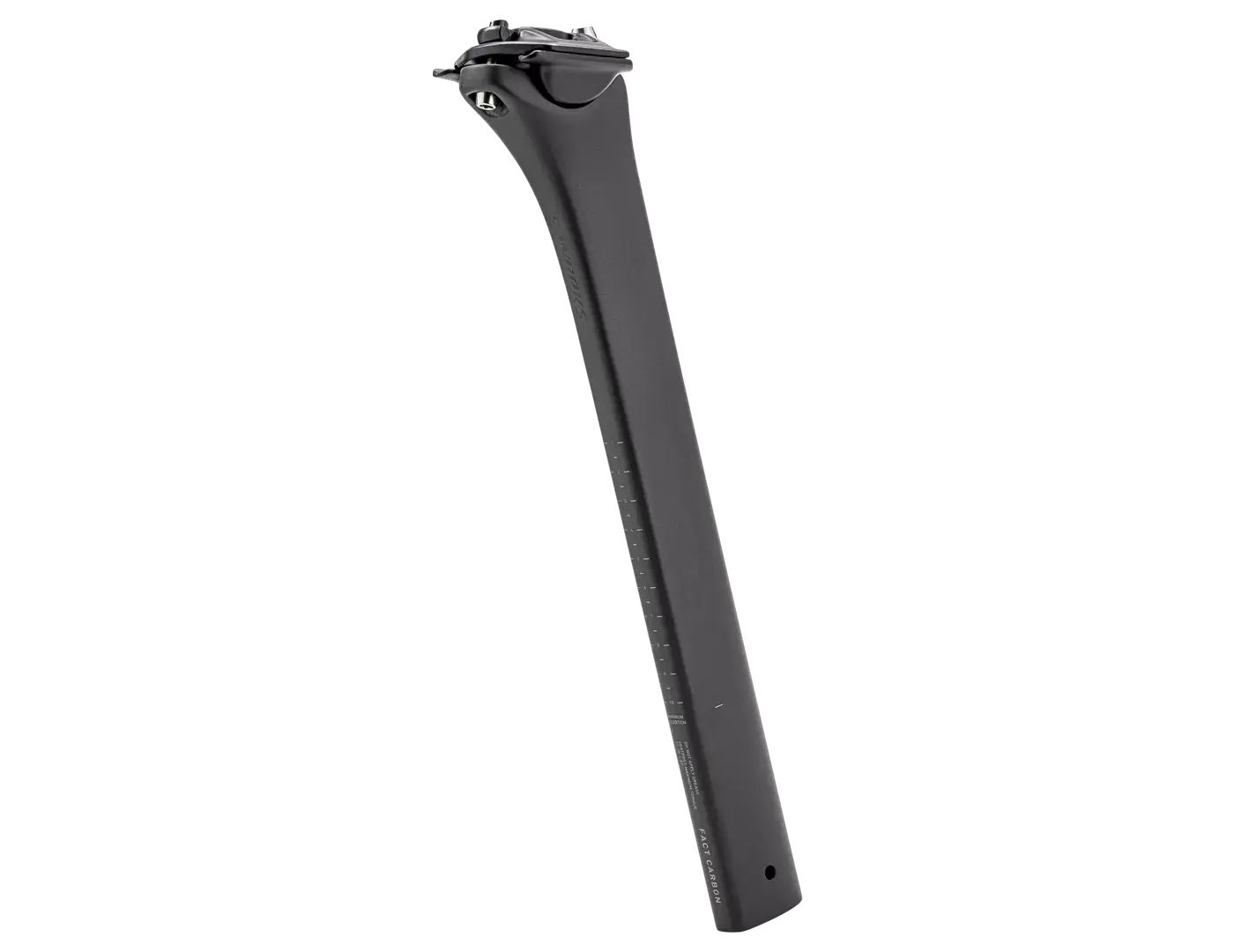 Specialized S-Works Tarmac SL8 0mm Offset Carbon Zadelpen Zwart