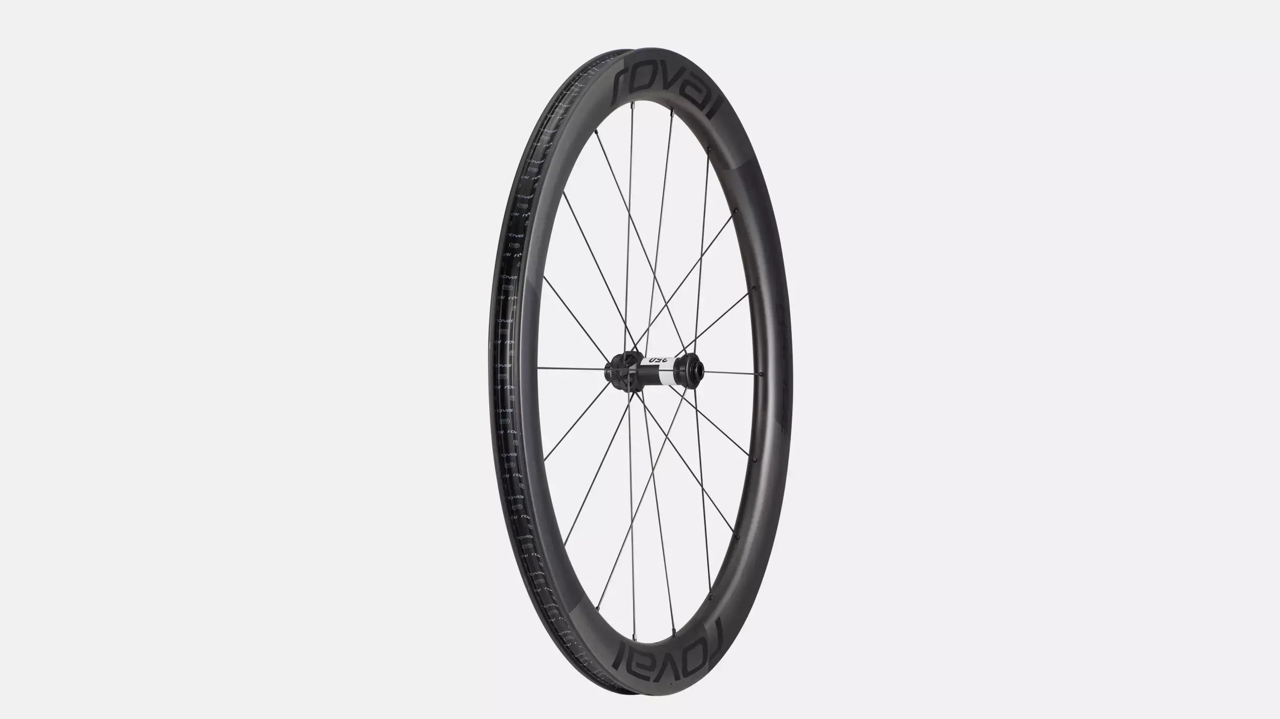 Roval Rapide CL II Carbon Tubeless Disc Race Voorwiel Carbon/Zwart