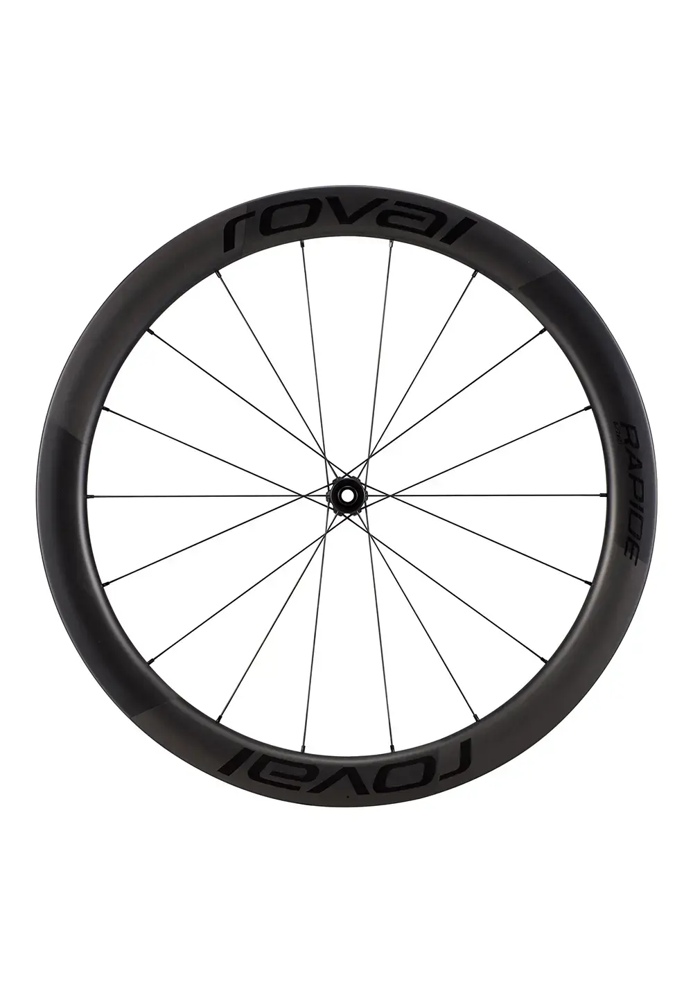 Roval Rapide CL II Carbon Tubeless Disc Race Voorwiel Carbon/Zwart