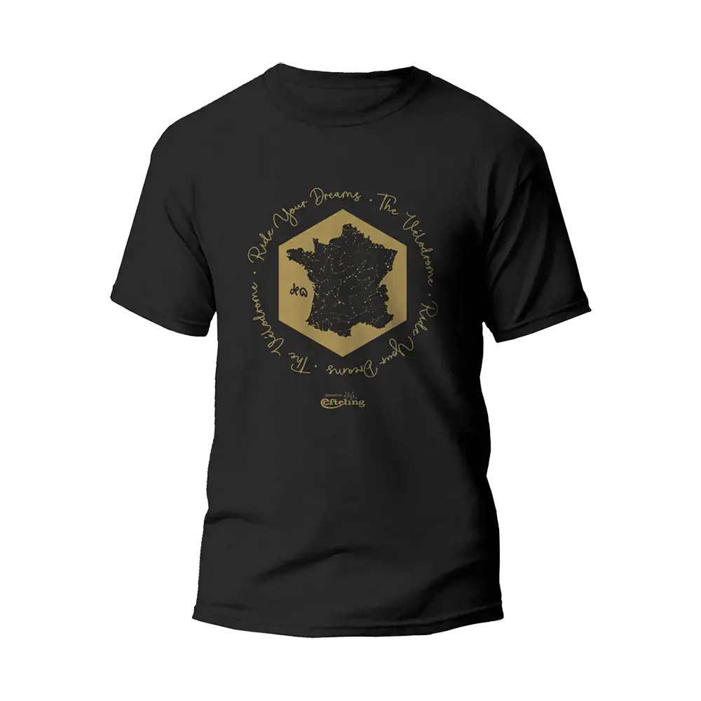 Jumbo-Visma Tour de France T-Shirt Zwart