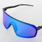 Out Of Rams Fietsbril Zwart met Blue MCI Lens