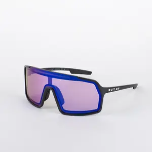 Out Of Bot 3 Hybrid Sport Zonnebril IRID blue Lens Zwart/Wit