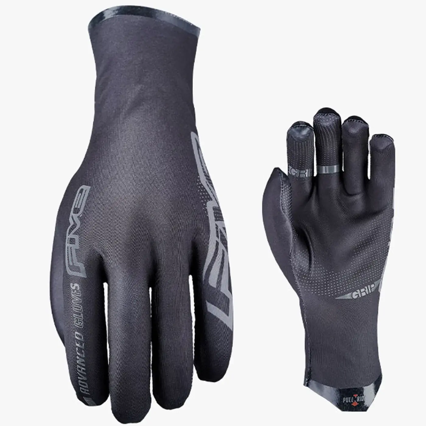 FIVE Mistral Infinium stretch Winter Fietshandschoenen Zwart/Grijs