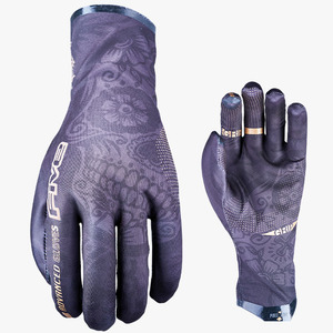 FIVE Mistral Infinium stretch Winter Fietshandschoenen Zwart/Goud