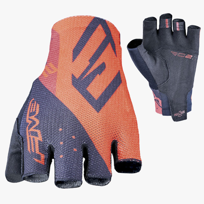 FIVE RC2 Gravel Zomer Fietshandschoenen Zwart/Rood