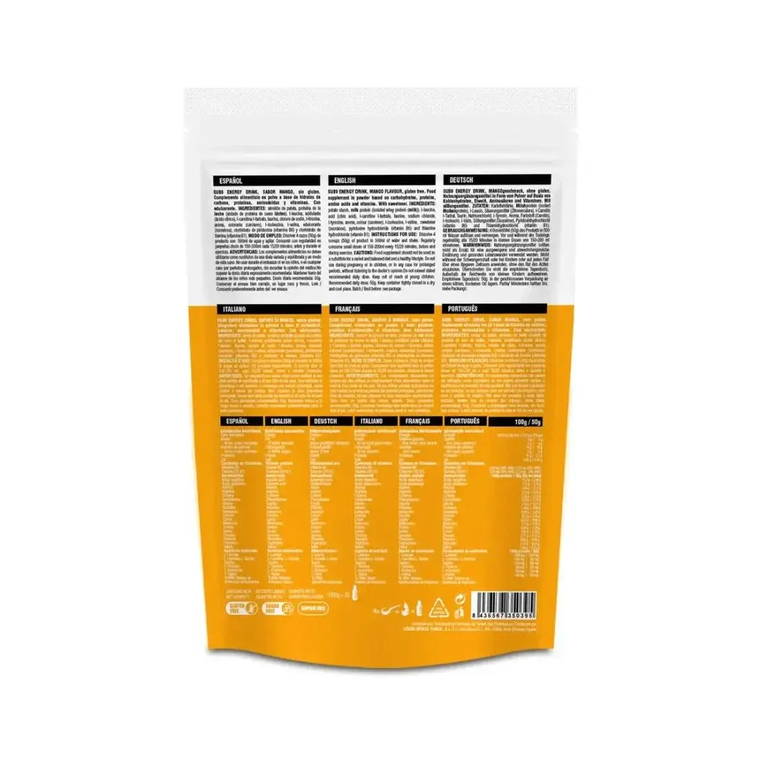 226ERS SUB9 Energy Drink Mango 1kg