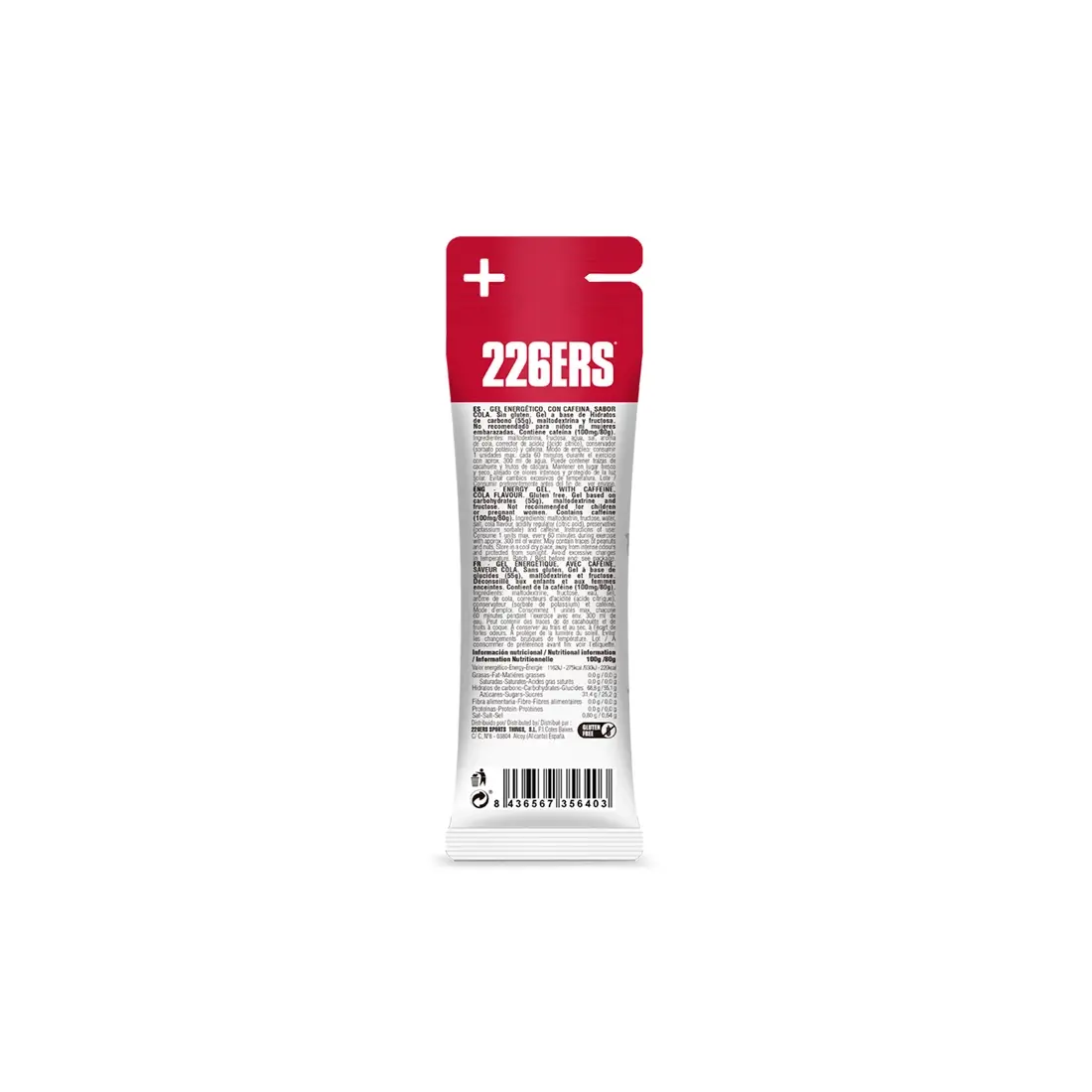 226ERS High Fructose Gel Cafeine Cola 24 stuks