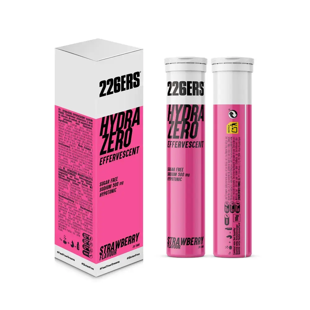 226ERS Hydrazero Effervescent Aardbei 12 x 20 Tabs