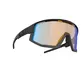 Bliz Vision Sport Zonnebril Mat Zwart met Orange/Blue Multi Lens