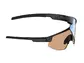 Bliz Matrix Sport Zonnebril Mat Zwart met Orange/Blue Multi Lens