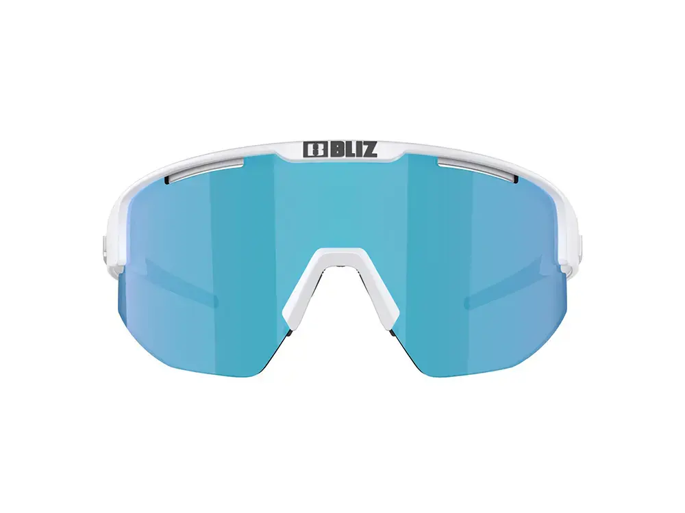Bliz Matrix Sport Zonnebril Wit met Blue Multi Lens