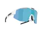 Bliz Matrix Small Sport Zonnebril Mat Wit met Blue Multi Lens