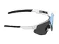 Bliz Matrix Small Sport Zonnebril Mat Wit met Blue Multi Lens