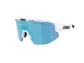 Bliz Matrix Small Sport Zonnebril Mat Wit met Blue Multi Lens