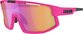 Bliz Vision Sport Zonnebril Neon Roze met Purple Multi Lens
