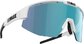 Bliz Matrix Sport Zonnebril Mat Wit met Photochromic Blue Lens