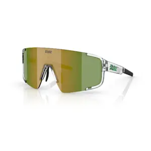 Bliz P003 Sport Zonnebril Transparant Wit met Brown/Green Lens