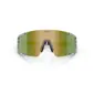 Bliz P003 Sport Zonnebril Transparant Wit met Brown/Green Lens