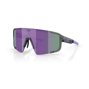 Bliz P003 Small Sport Zonnebril Crystal Zwart met Grey/Purple Lens