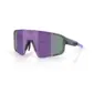 Bliz P003 Small Sport Zonnebril Crystal Zwart met Grey/Purple Lens